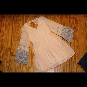 Blush/peachy colored dress (SOLD)